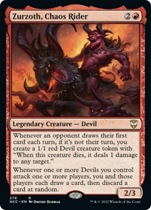 Zurzoth, Chaos Rider Card Front