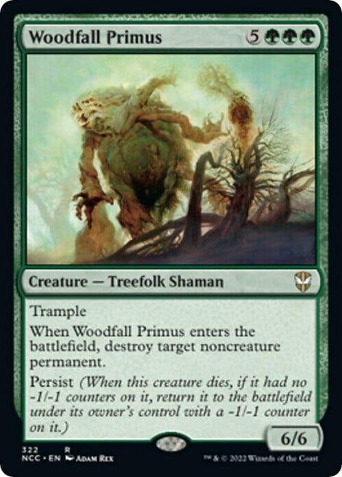 Woodfall Primus Card Front