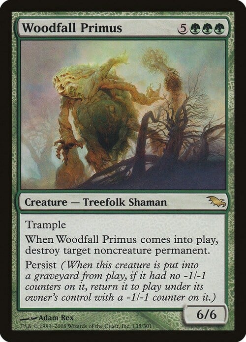 Primus della Foresta Caduta Card Front