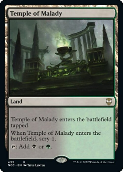 Temple of Malady Card Front