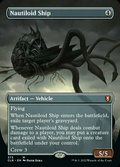 Nautiloid Ship Card Front
