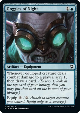 Goggles of Night Card Front