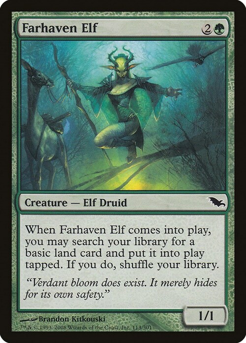 Farhaven Elf Card Front