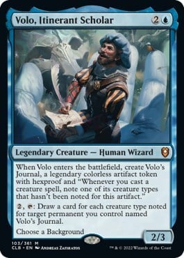 Volo, Itinerant Scholar Card Front