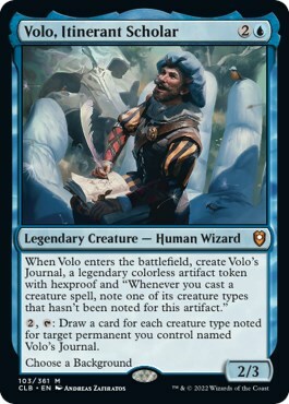Volo, Itinerant Scholar Card Front
