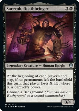 Sarevok, Deathbringer Card Front