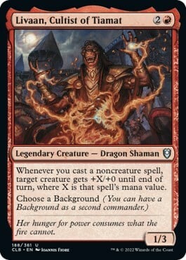 Livaan, Cultist of Tiamat Card Front
