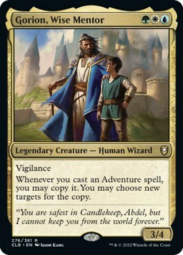 Gorion, Wise Mentor Card Front