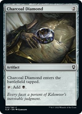 Charcoal Diamond Card Front
