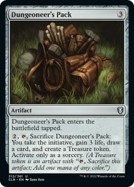 Dungeoneer's Pack Card Front