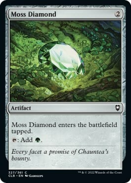 Moss Diamond Card Front
