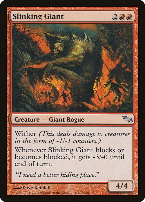 Slinking Giant Card Front