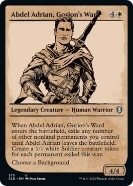 Abdel Adrian, Protetto di Gorion Card Front