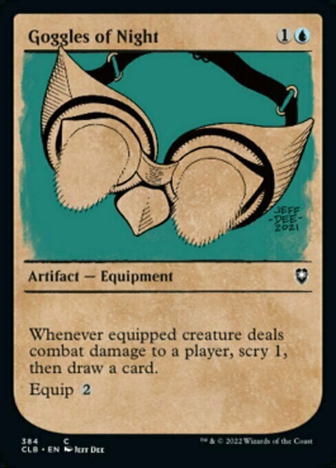 Goggles of Night Card Front