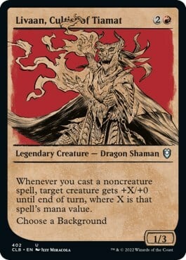 Livaan, Cultist of Tiamat Card Front
