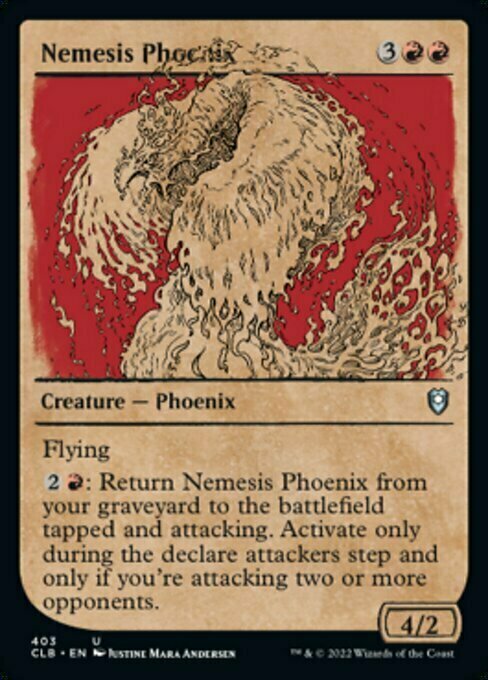Nemesis Phoenix Card Front