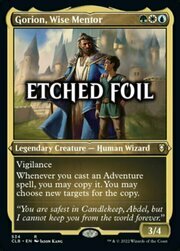 Gorion, Wise Mentor · Etched Foil 534e