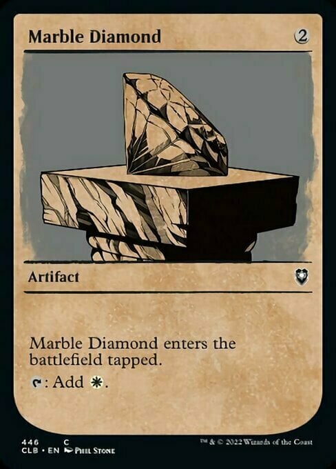 Diamante marmóleo Frente
