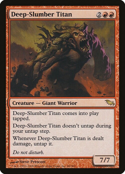 Deep-Slumber Titan Card Front