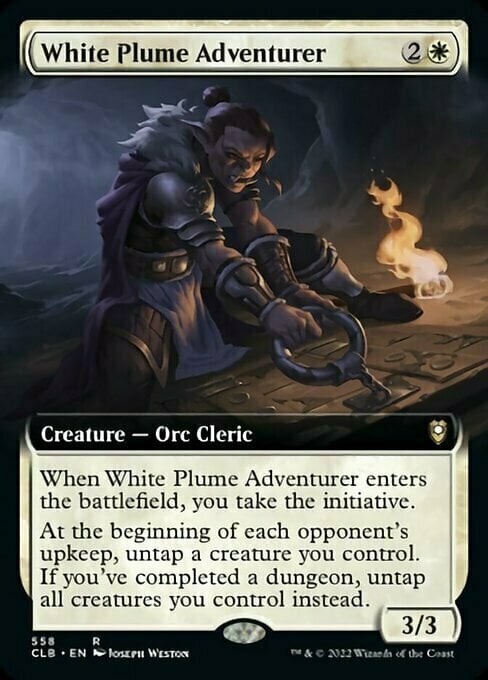 White Plume Adventurer Card Front