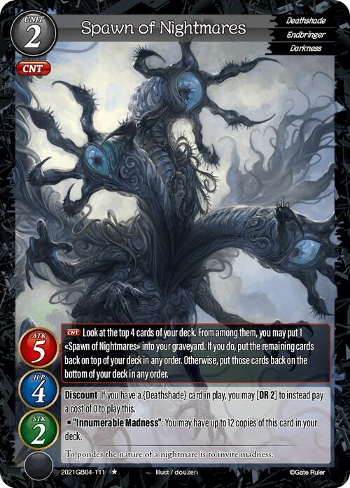 Spawn of Nightmares Card Front