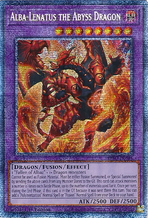 Alba-Lenatus the Abyss Dragon Card Front