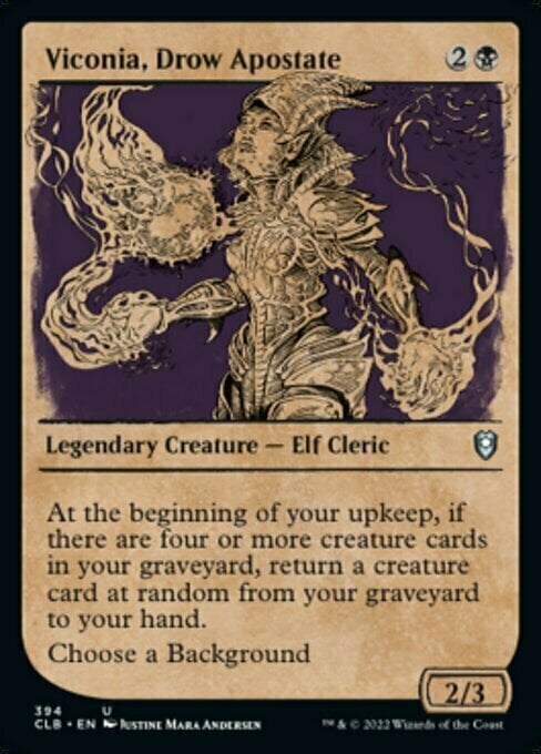 Viconia, Drow Apostate Card Front