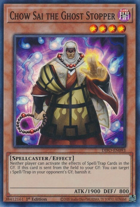 Chow Sai the Ghost Stopper Card Front