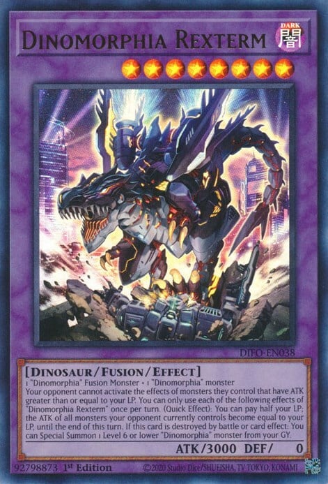 Dinomorfia Rexterm Card Front