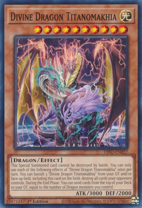 Divine Dragon Titanomakhia Card Front