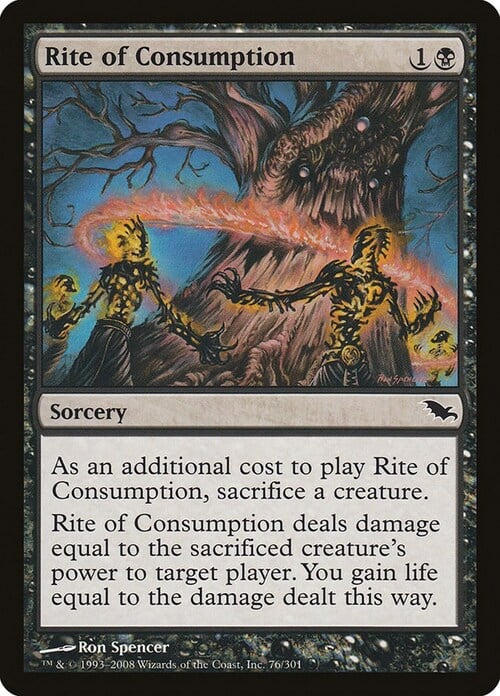 Rite of Consumption Card Front