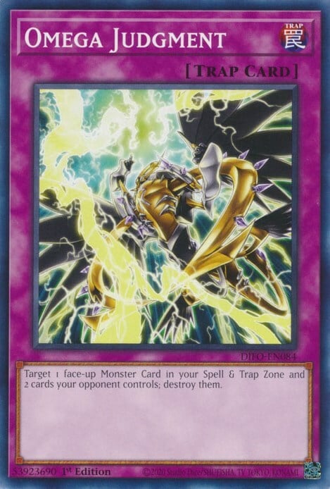 Omega Judgment Card Front
