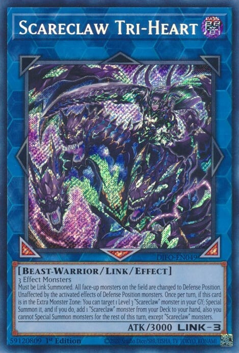 Scareclaw Tri-Heart Card Front
