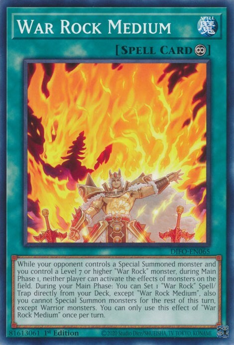 War Rock Medium Card Front