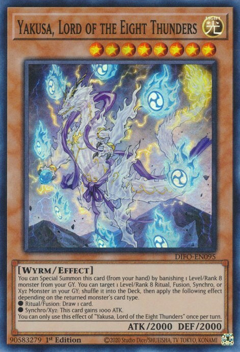 Yakusa, Lord of the Eight Thunders Card Front