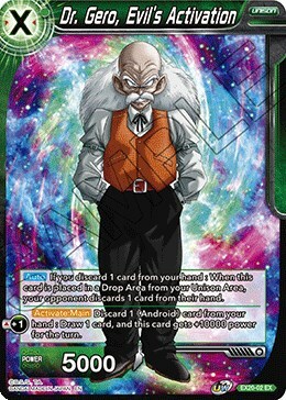 Dr. Gero, Evil's Activation Card Front