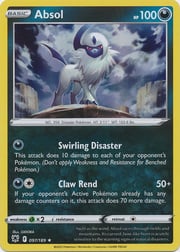 Absol [Swirling Disaster | Claw Rend]