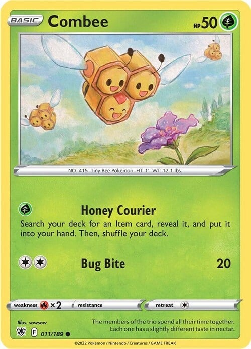 Combee [Honey Courier | Bug Bite] Card Front