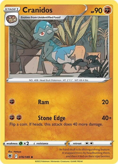 Cranidos [Ram | Stone Edge] Card Front