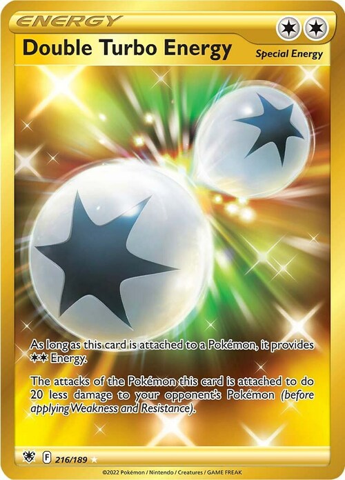 Double Turbo Energy Card Front