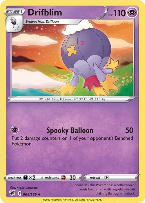 Drifblim [Spooky Balloon] Card Front