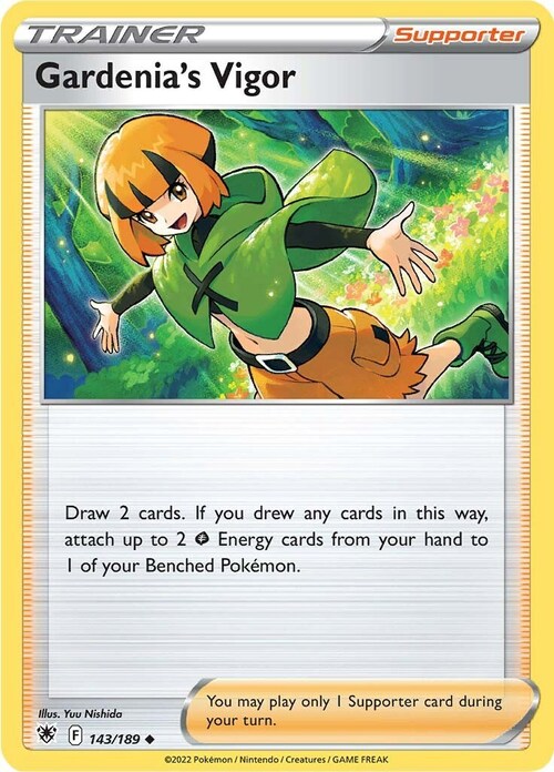 Gardenia's Vigor Card Front