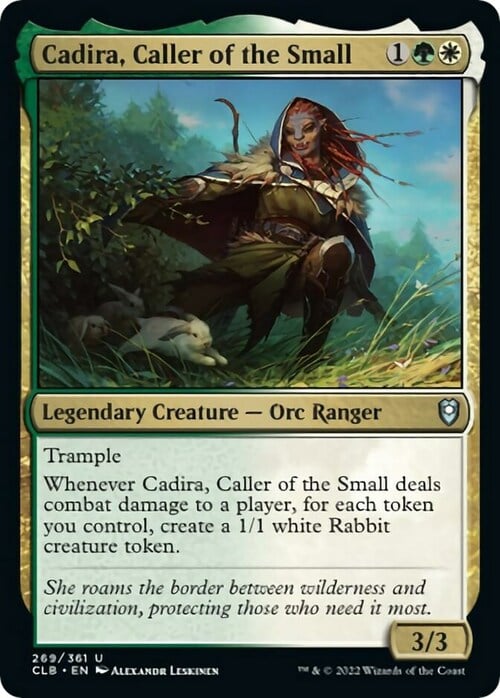 Cadira, Caller of the Small Card Front