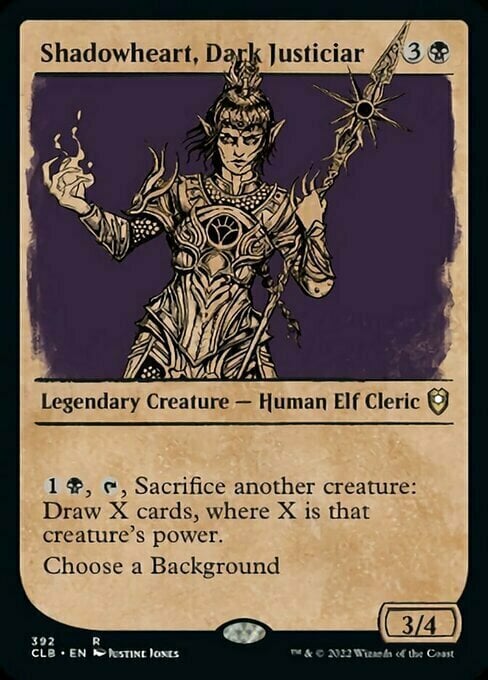 Shadowheart, Dark Justiciar Card Front