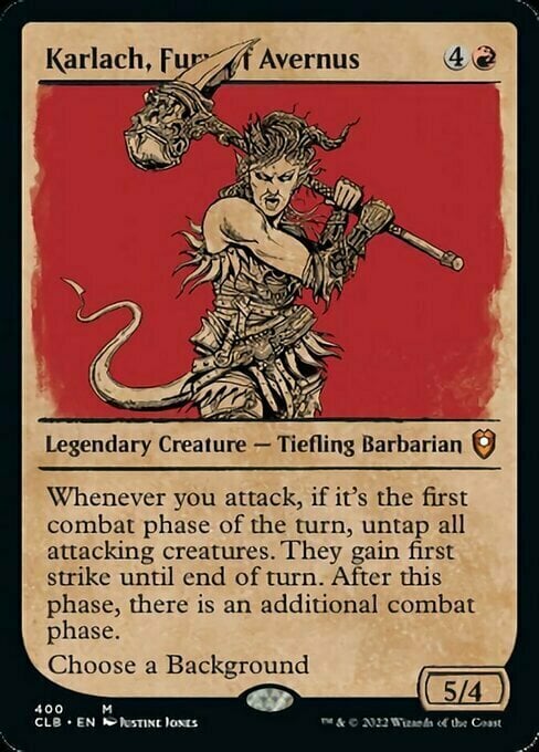 Karlach, Fury of Avernus Card Front