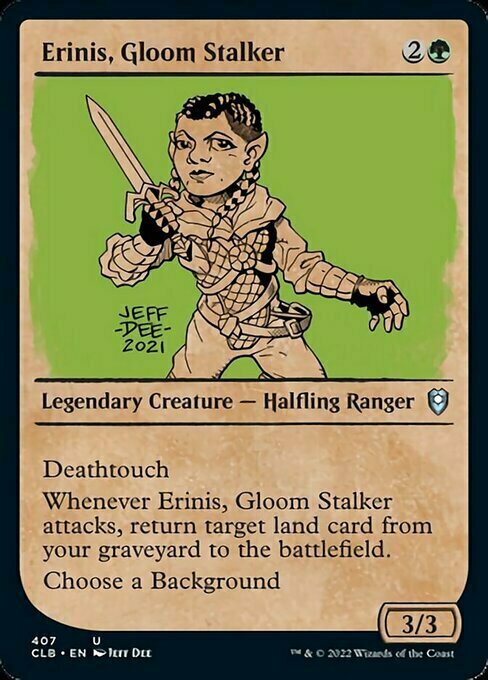 Erinis, Cacciatrice delle Tenebre Card Front