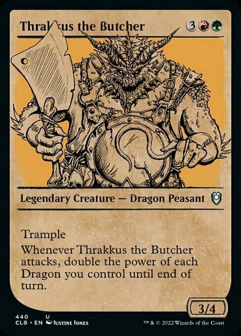 Thrakkus the Butcher Card Front