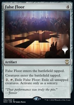 False Floor Card Front