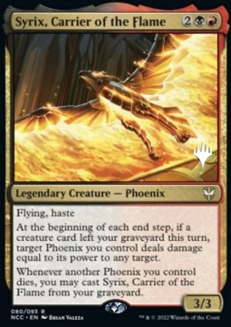 Syrix, Carrier of the Flame Card Front