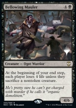 Bellowing Mauler Card Front